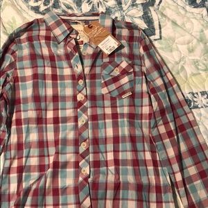 Plaid button up shirt